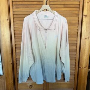 VS PINK Ombre Quarter-Zip Pullover